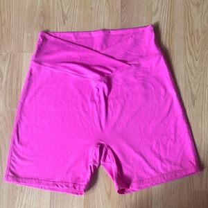 Sunzel Women’s size XL 14 Pink Women's bike gym Shorts